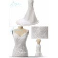 Плюс Размер Русалка Аппликации Тюль Атласная Кружева Открытой Спиной Свадебное Платье